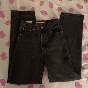 Levi's Ribcage Jeans in Black